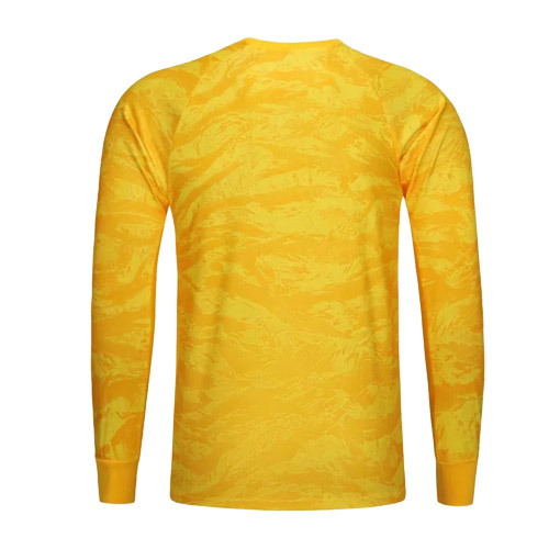 Real Madrid goalkeeper Long Sleeve 2019-20 Yellow Soccer Jersey Shirt - Click Image to Close